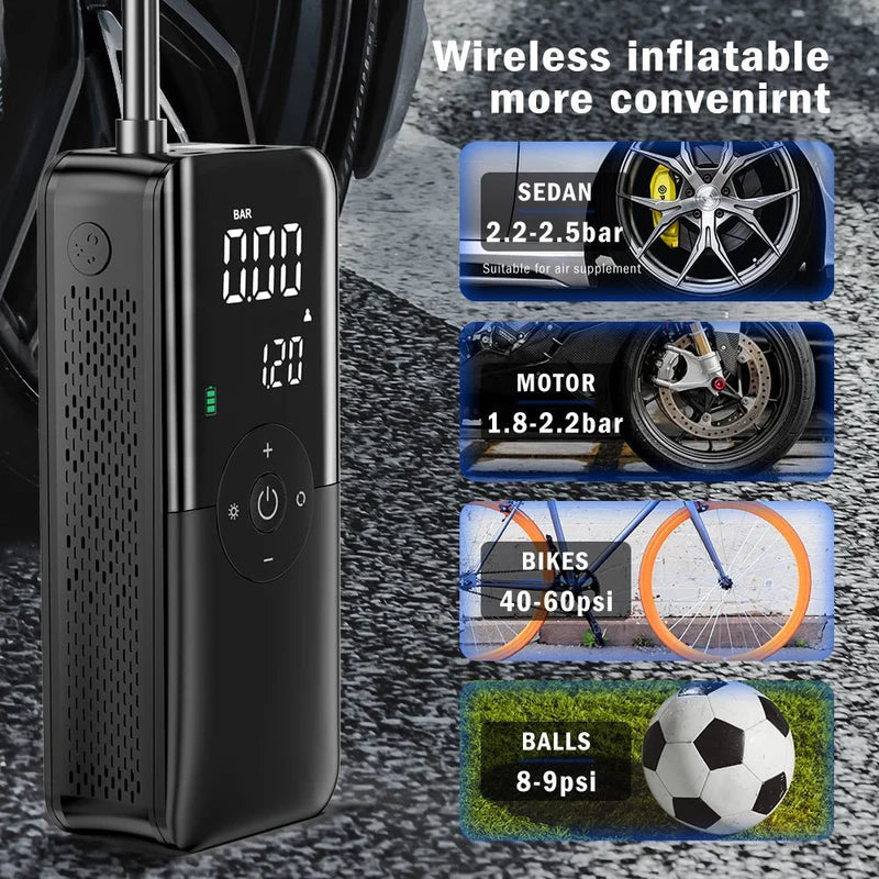 Portable Digital Air Compressor Tire Inflator
