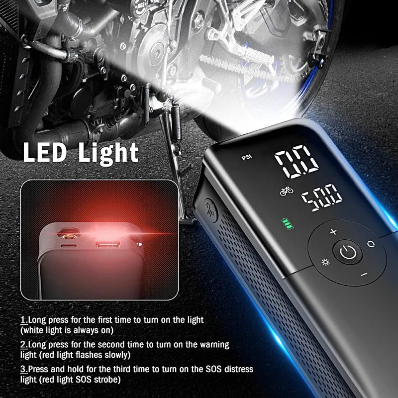 Portable Digital Air Compressor Tire Inflator